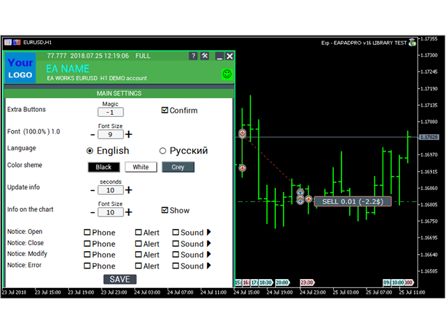 EAPADPRO Interface Overview