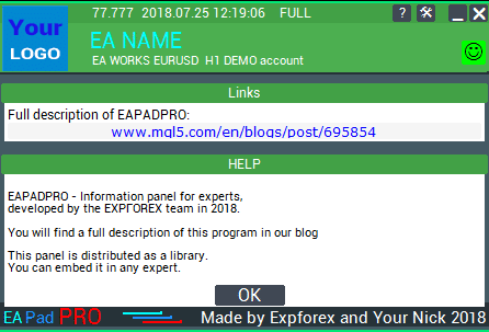 EAPADPRO Real-Time Data Display