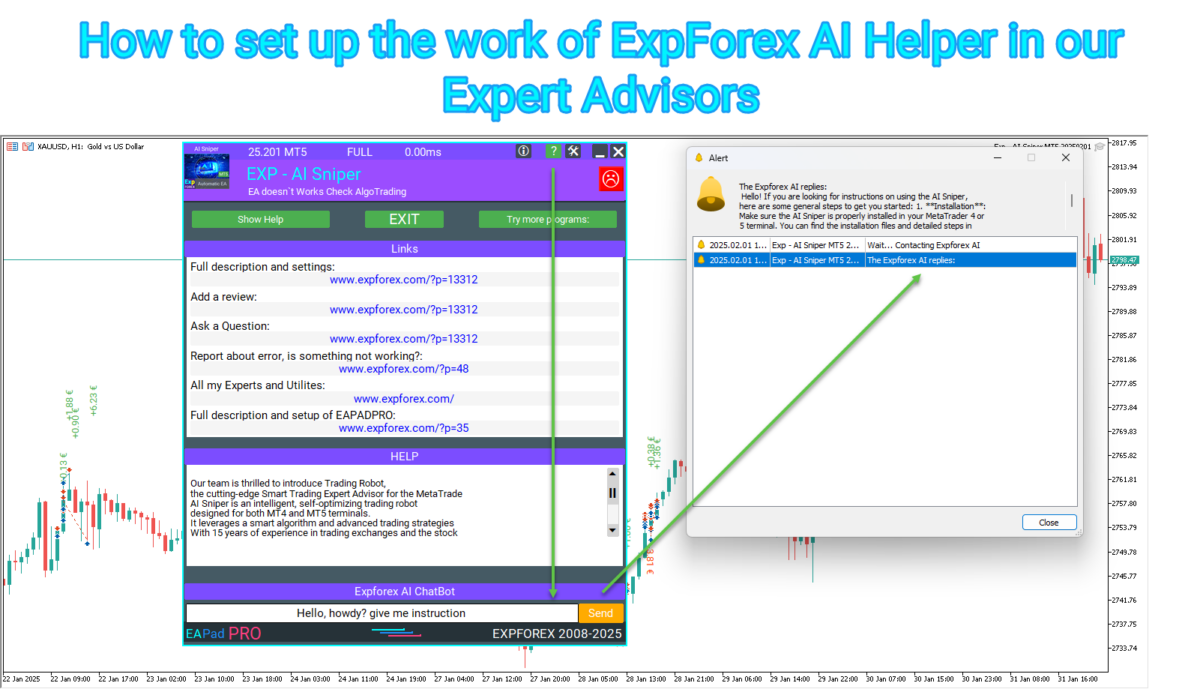 Expforex AI Chatbot – 您终端内的终极支持助手！