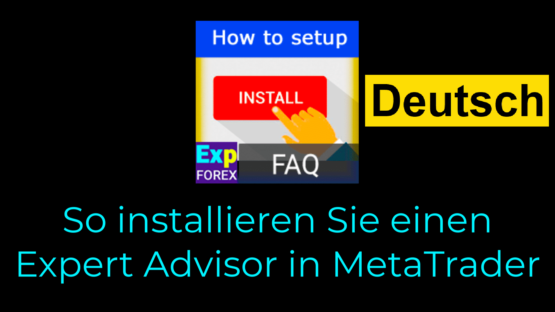 Video darüber, wie man einen Expert Advisor installiert/einrichtet? Möchten Sie lernen, wie man einen Expert Advisor installiert? Ein Expert Advisor ist eine Software, die Trading-Operationen automatisieren kann. Um ihn zu installieren, können Sie diese Schritte befolgen.