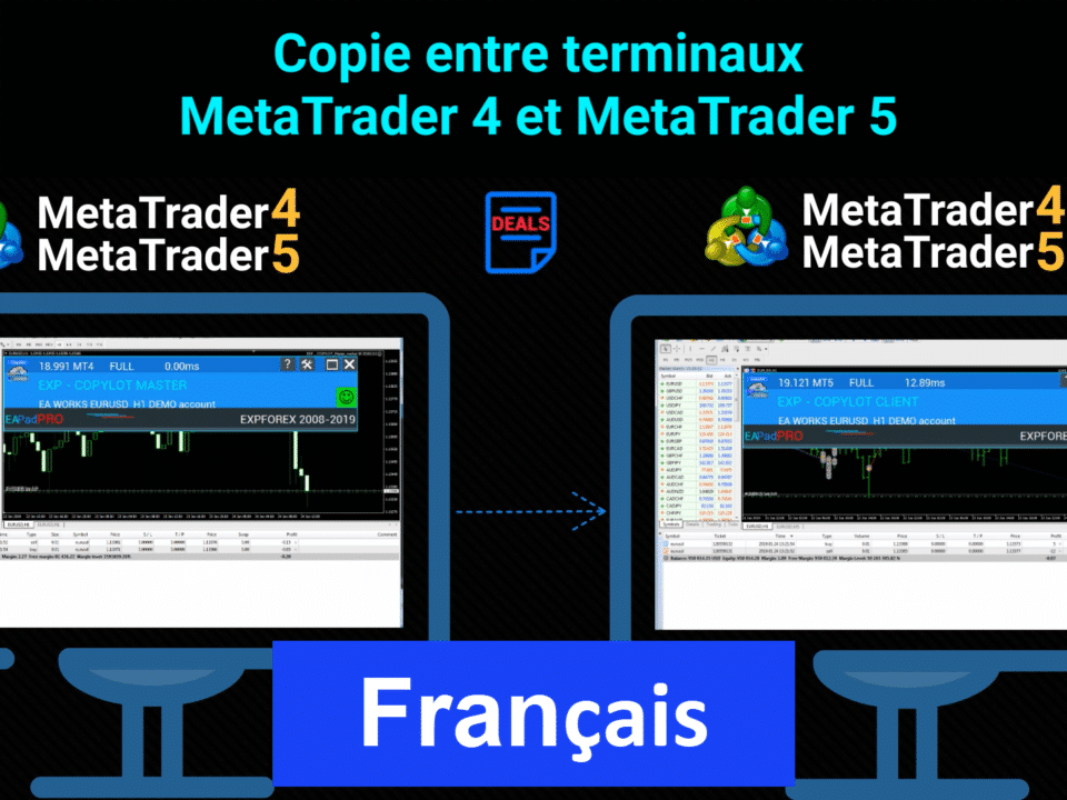 MetaTrader Forex Copier réplique les transactions sur plusieurs comptes, réduisant ainsi les efforts manuels et permettant une exécution simultanée. Cet outil aide les traders à gérer plusieurs stratégies et à viser de meilleures performances sur le marché.