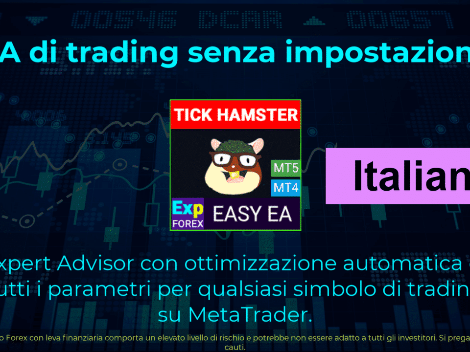 Video su Exp – Tick Hamster Un robot di trading automatizzato, noto come Expert Advisor, specializzato nelle tecniche di scalping. Questo EA è progettato per ottimizzare automaticamente i parametri, risultando altamente efficiente ed efficace.