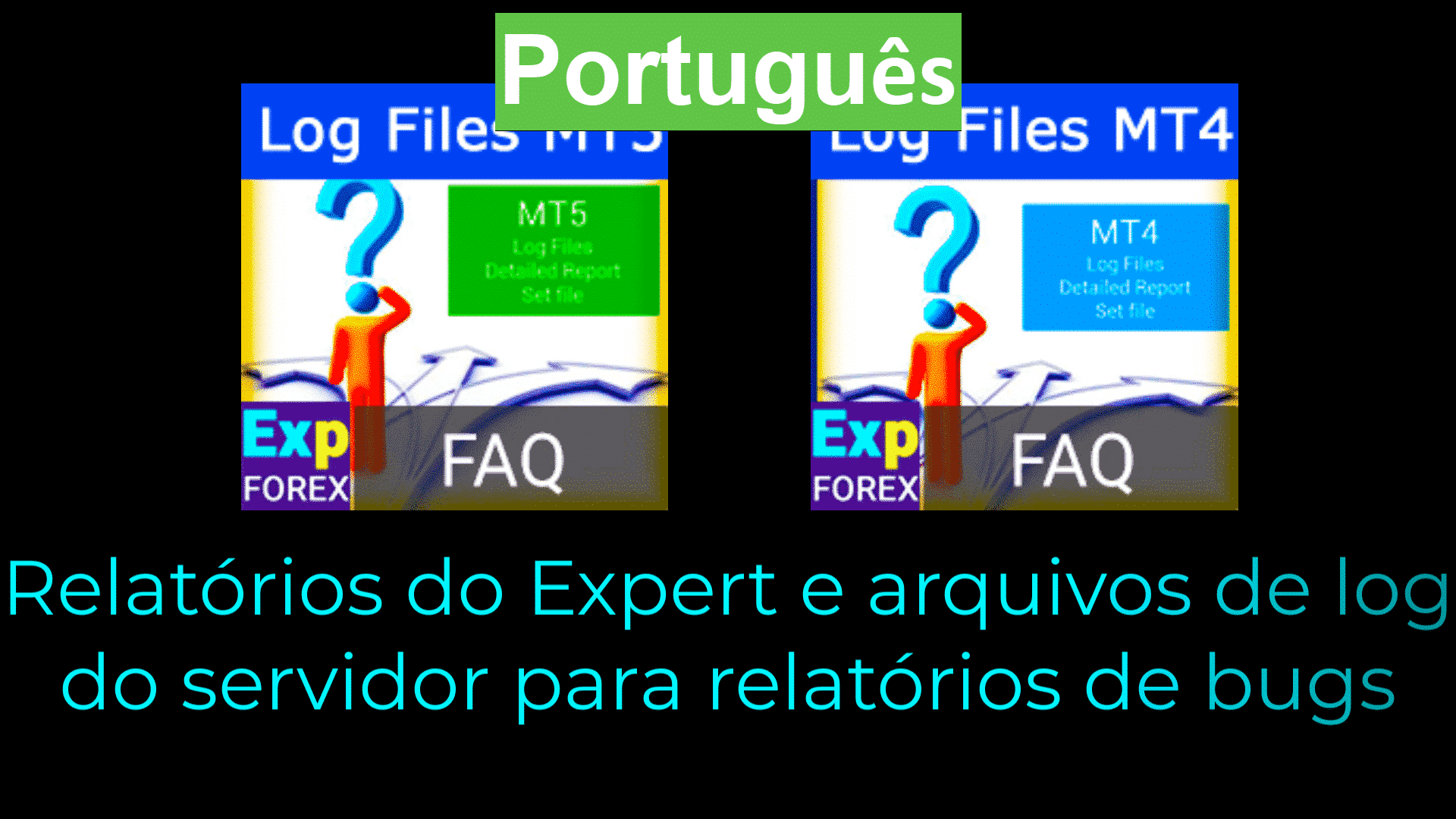 Vídeo sobre como encontrar arquivos de log no MetaTrader