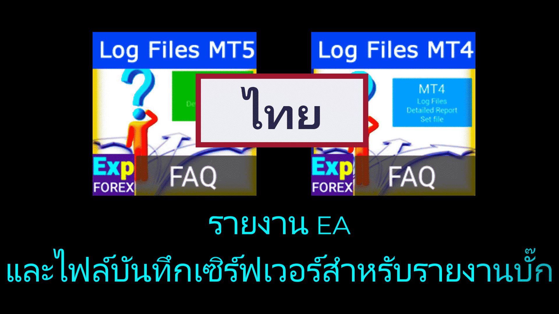 ภาพตัวอย่างวิดีโอรายงานข้อผิดพลาด MT4 Expert