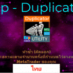Duplicator - การทำซ้ำคำสั่งซื้อขาย (ออเดอร์) หรือสถานะ (Positions) บนเทอร์มินัล MetaTrader