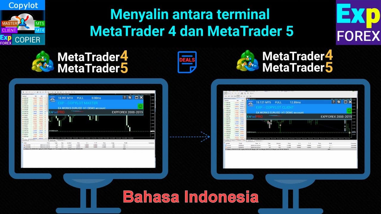 Copylot - Penyalin Forex (Trade copier) untuk transaksi di MetaTrader. Penyalin antar terminal Video Thumbnail