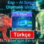 Akıllı EA AI Sniper hakkında video AI Sniper, hem MT4 hem de MT5 terminalleri için tasarlanmış, akıllı ve kendi kendini optimize eden bir işlem robotudur. İşlem potansiyelinizi en üst düzeye çıkarmak için akıllı bir algoritma ve gelişmiş işlem stratejilerinden yararlanır..