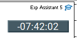 Assistant: Display the End Time of the Current Bar