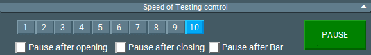 Testing Speed and Pause Features