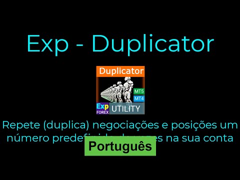 Duplicator - Duplicação de operações/posições nos terminais MetaTrader Video Thumbnail