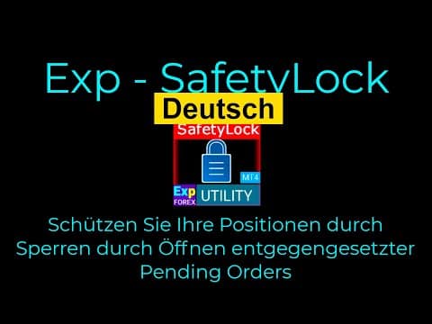 SafetyLOCK PRO Schützen Sie Ihre Positionen durch entgegengesetzte ausstehende Aufträge. Hedge sperren (HEDGE) Video Thumbnail