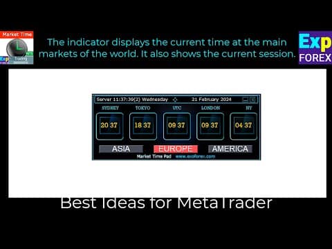 Market Time Pad. Indicador para MetaTrader con sesiones de trading! Video Thumbnail