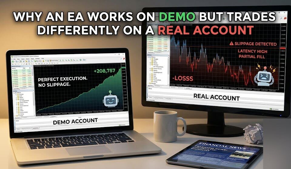Why an EA Works on Demo but Trades Differently on a Real Account