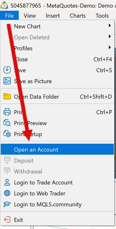 Open Account
